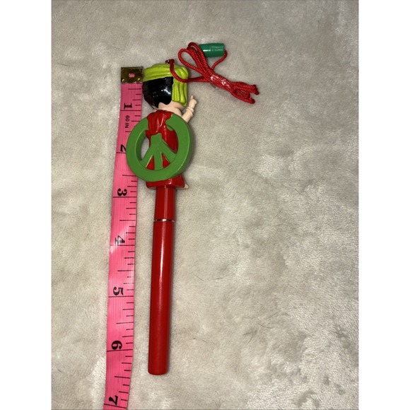 Vintage Betty‎ Boop Collectors Pen Topper And Pen Lot Of 2 Biker Peace Sign 1994 - Picture 10 of 15